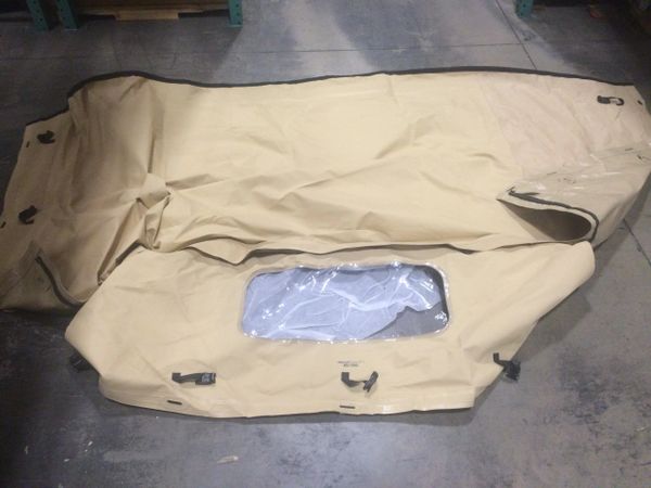 M998 CARGO AREA SOFT TOP ENCLOSURE TAN 12340777-5, 2540-01-330-6170 NOS