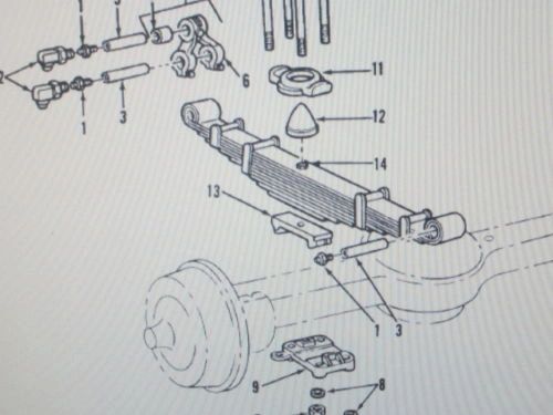 M35 FRONT SUSPENSION SPRING SEAT 10872203 NOS