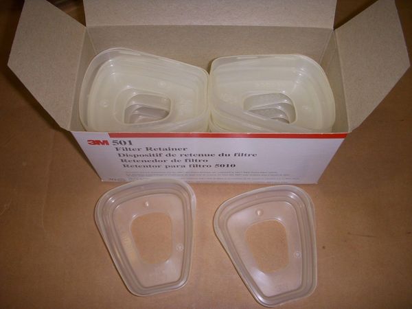 BOX OF 3M 501 FILTER RETAINER NEW