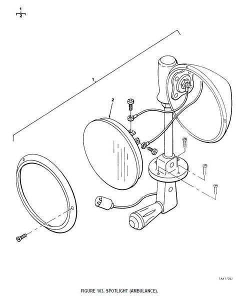 M880 SPOTLIGHT U250K NOS