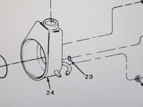 1 M1008 M1009 POWER STEERING PUMP CONNECTOR O RING 5688049 NOS