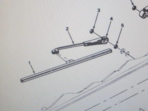 M561 GAMA GOAT WIPER BLADE 721011-18, 2540-00-477-9630 NOS