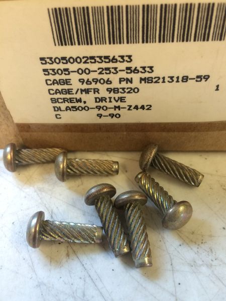 1 BOSCH DRIVE SCREW MS21318-59 NOS