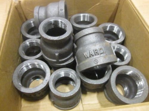 2 WARD 1-1/2" X 2" STEEL PIPE REDUCERS NOS