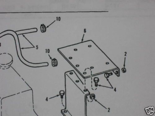 M35 MULTI FUEL PERSONAL HEATER MOUNT PLATE 10896425 NOS