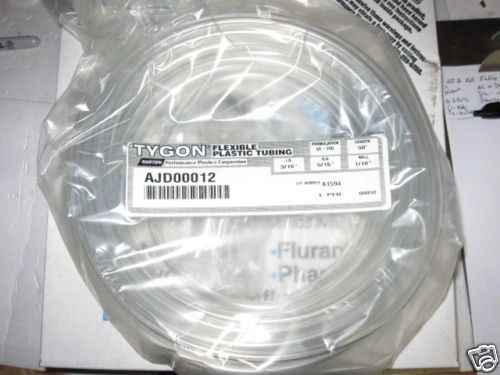 NORTON TYGON 50 FOOT CLEAR FLEXIBLE PLASTIC TUBING AJD00012, 4720-01-425-2280 NEW