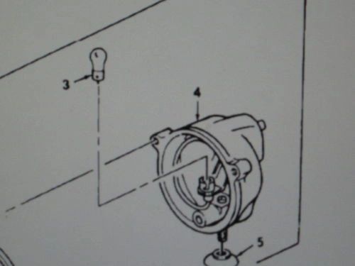 M151 JEEP BLACKOUT LAMP BULB 28 VOLT MS35478-1683 NOS