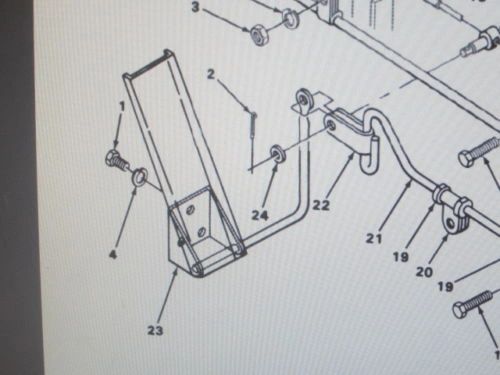 M561 GAMA GOAT ACCELERATOR CONTROL PEDAL 11594974 NOS