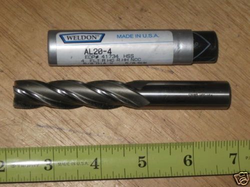 WELDON 5/8" MILLING END CUTTER AL20-4 NEW