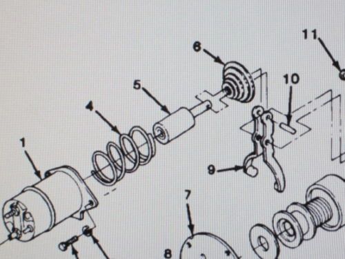 M1008 M1009 STARTER SOLENOID PLUNGER 10470783 NOS