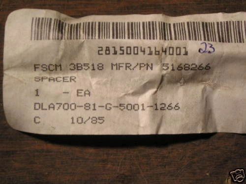 DETROIT DIESEL OR SIMILAR BRAND SPACER TUBE 5168266 NOS