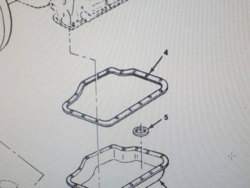 TRANSMISSION FLUID PAN SEAL 8655625, 5330-01-148-7492 NOS