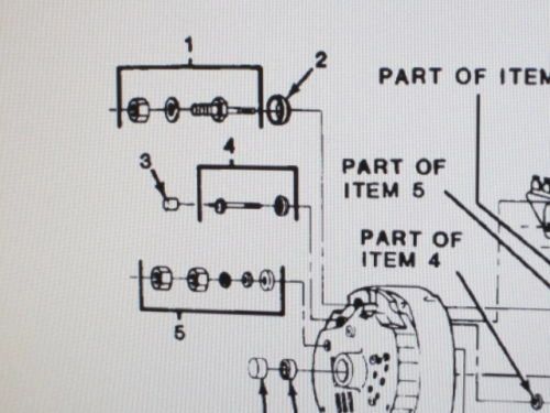 M1008 M1009 ALTERNATOR PARTS KIT 1982519 NOS