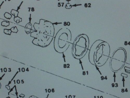 M1008 M1009 INJECTOR PUMP RETAINER ASSEMBLY 27984 NOS