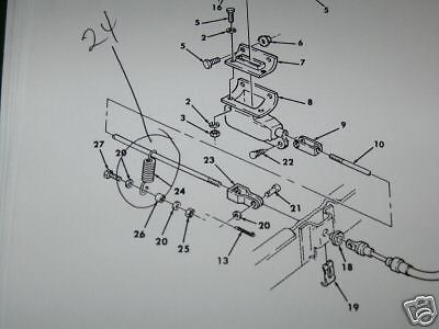 M998 PARKING BRAKE HAND LEVER SPRING 5593978, 5360-01-260-0700 NOS