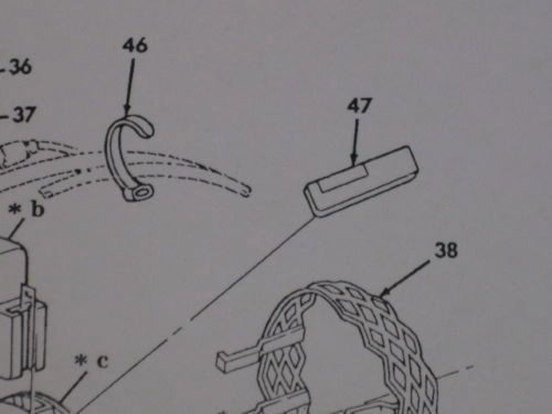 M998 A1 HUMMER GENERATOR DECAL 12339064 5588105 NOS