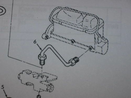 M998 HUMMER REAR MASTER CYLINDER TUBE 5578918, 4710-01-185-9665 NOS