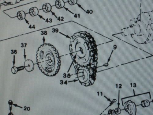 M1008 M1009 CRANKSHAFT SPROCKET 14022645, 3020-01-149-5915 NOS