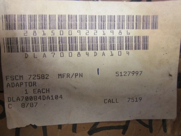 DETROIT DIESEL ADAPTER ENGINE 5127997 NOS