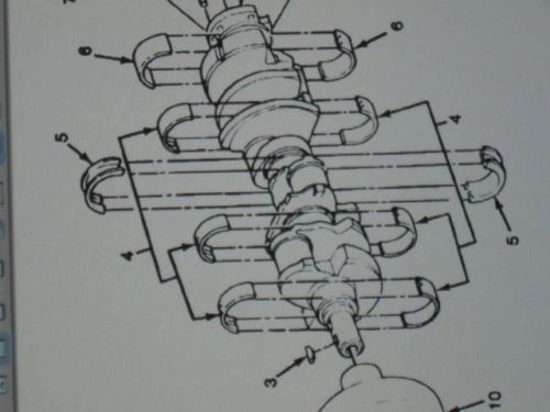 M1008 M1009 CRANKSHAFT SLEEVE SET STANDARD 14053399 NOS