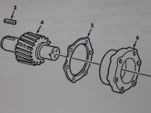 M939 FRONT AXLE DIFFERENTIAL PINION SHIM 98699R1 NOS