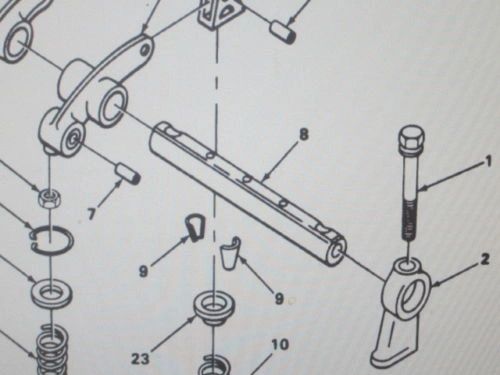 M561 GAMA GOAT 53 SERIES ROCKER ARM SHAFT 5116072 NOS