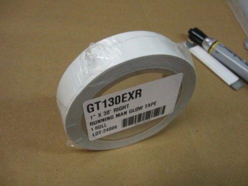 RUNNING MAN GLOW TAPE GT130EXR 1" x 30' NEW