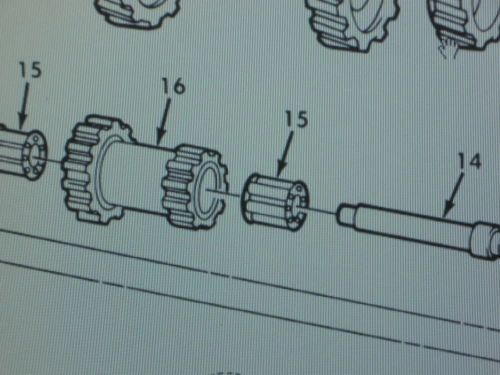 M809 TRANSMISSION COUNTERSHAFT BEARING 5156117 NOS