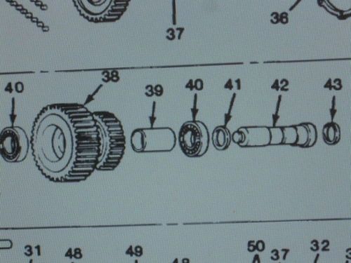 M1008 M1009 TRANSFER CASE BEARING 457449 NOS