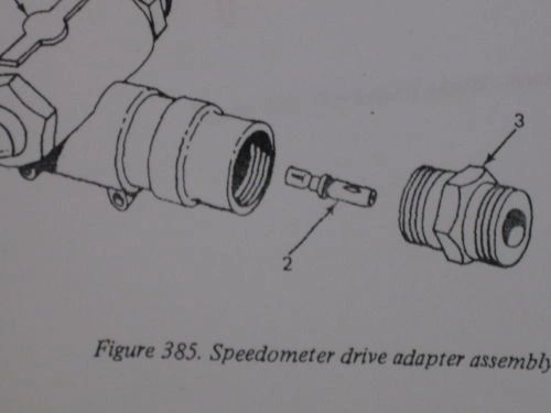 M35 2 1/2 TON SPEEDOMETER SHAFT 976179R1 NOS