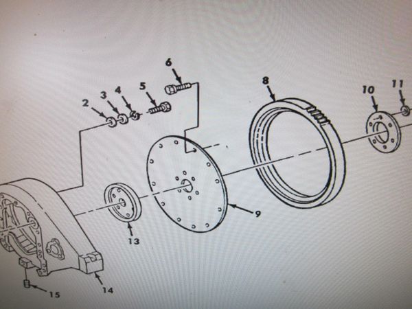 M939A1 FLYWHEEL 3007279 NOS