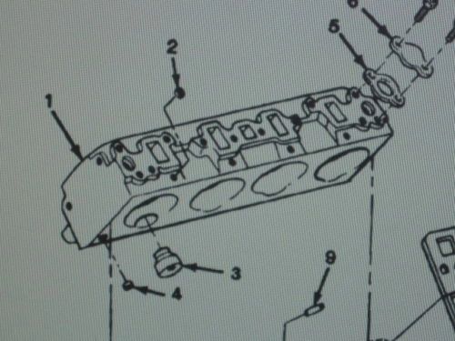 CYLINDER HEAD 14071072, 5742170, 2815-01-265-7071 NOS