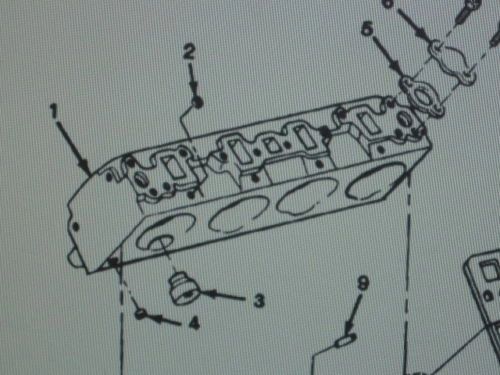 CYLINDER HEAD 14071072, 5742170, 2815-01-265-7071 NOS