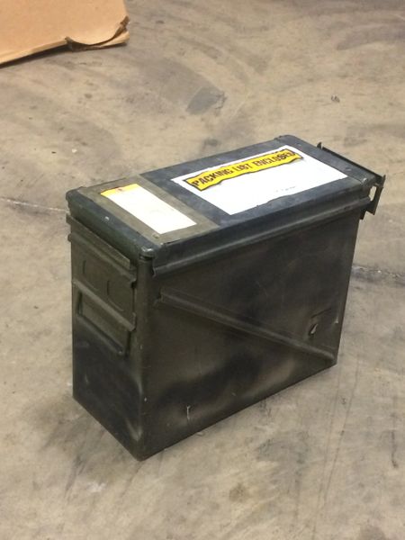 M548 SHIPPING AND STORAGE CARTRIDGE CONTAINER 7258943, FD20364, 8140-00-739-0233 USED