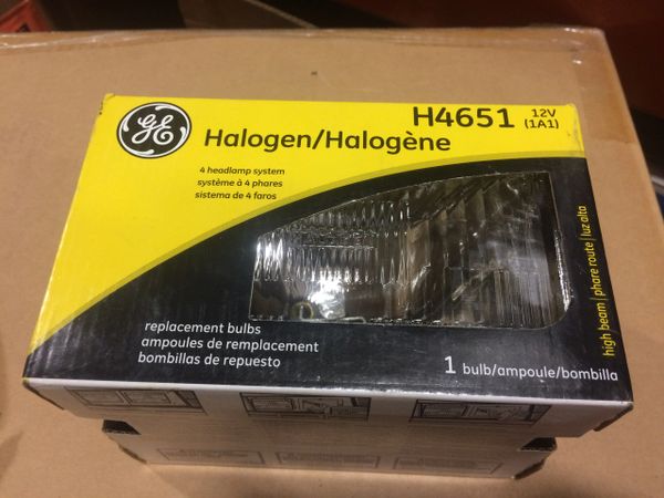 GE HALOGEN LIGHT BULB H4651 NOS