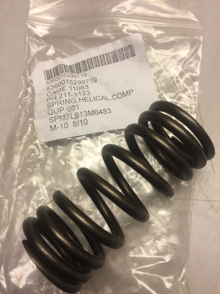 CATERPILLAR HELICAL COMPRESSION SPRING 211-3123, 5360-01-529-9719 NOS