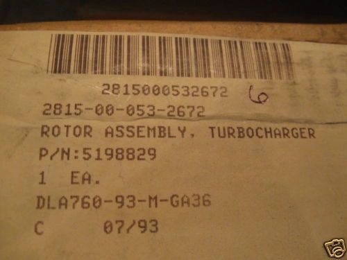 DETROIT DIESEL ROTOR 5198829 NOS