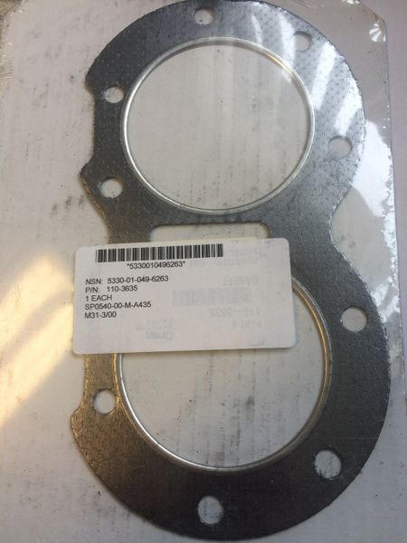 MEP-002A 5 KW MEP-003A 10 KW GENERATOR CYLINDER HEAD GASKET 110-3635, 5330-01-049-6263 NOS