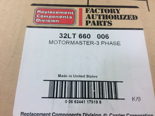 MOTORMASTER 3 PHASE CONTROL 32LT 660 006 NOS