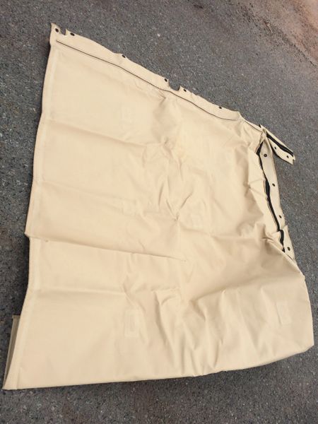 M998 FOUR MAN SOFT TOP COVER, TAN, 12340676-11, 2540-01-330-6177 NOS