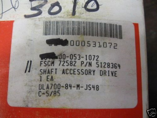 DETROIT DIESEL SHAFT ACCESSORY DRIVE 5128364 NOS