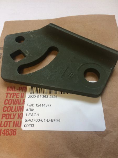 M1078 BELT TENSION ADJUSTING ARM 12414377, 2920-01-363-2525 NOS