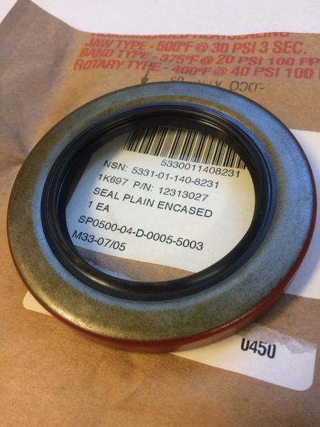 M101 PLAIN ENCASED SEAL 12313027, 5330-01-140-8231 NOS