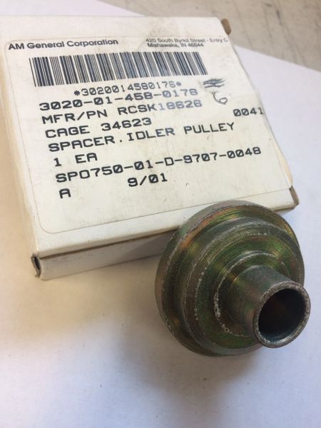 M998 IDLER PULLEY SPACER RCSK18626, 3020-01-458-0176 NOS