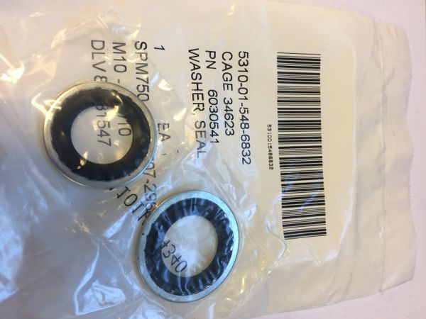 M998 COMPRESSOR WASHER SEAL 6030541, 5310-01-548-6832 NOS