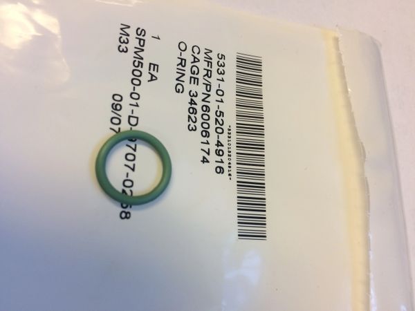 M998 O-RING 6006174, 5331-01-520-4916, 5331-01-520-4916 NOS