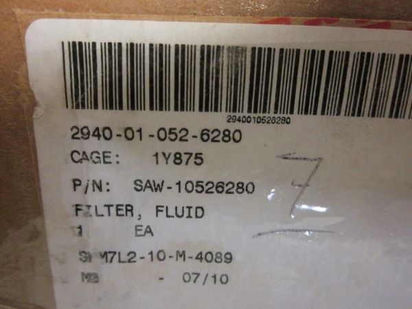 MEP-002A, 5KW GENERATOR FILTER KIT SAW-10526280, 2940-01-052-6280 NOS