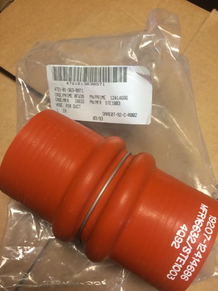 M1078 AIR DUCT HOSE 12414686, 4720-01-363-8971 NOS