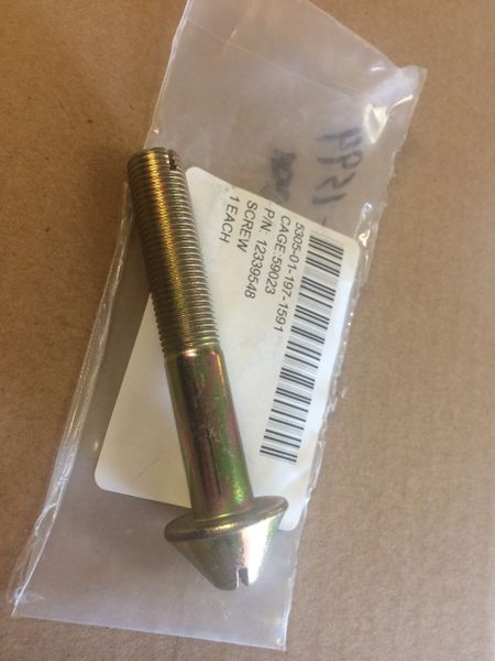 1 M998 A1 HUMMER CARGO SHELL SCREW 12339548, 5305-01-197-1594 NOS