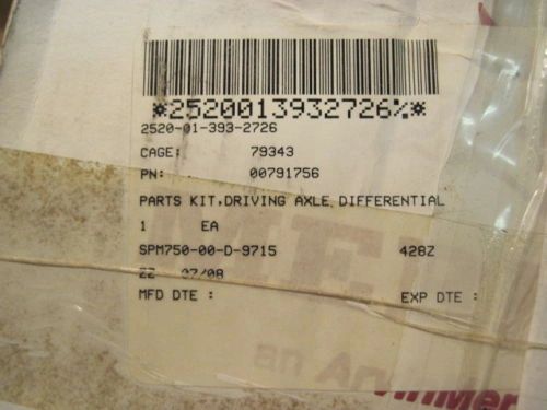 M1078 DRIVING AXLE DIFFERENTIAL PARTS KIT-4724 NOS